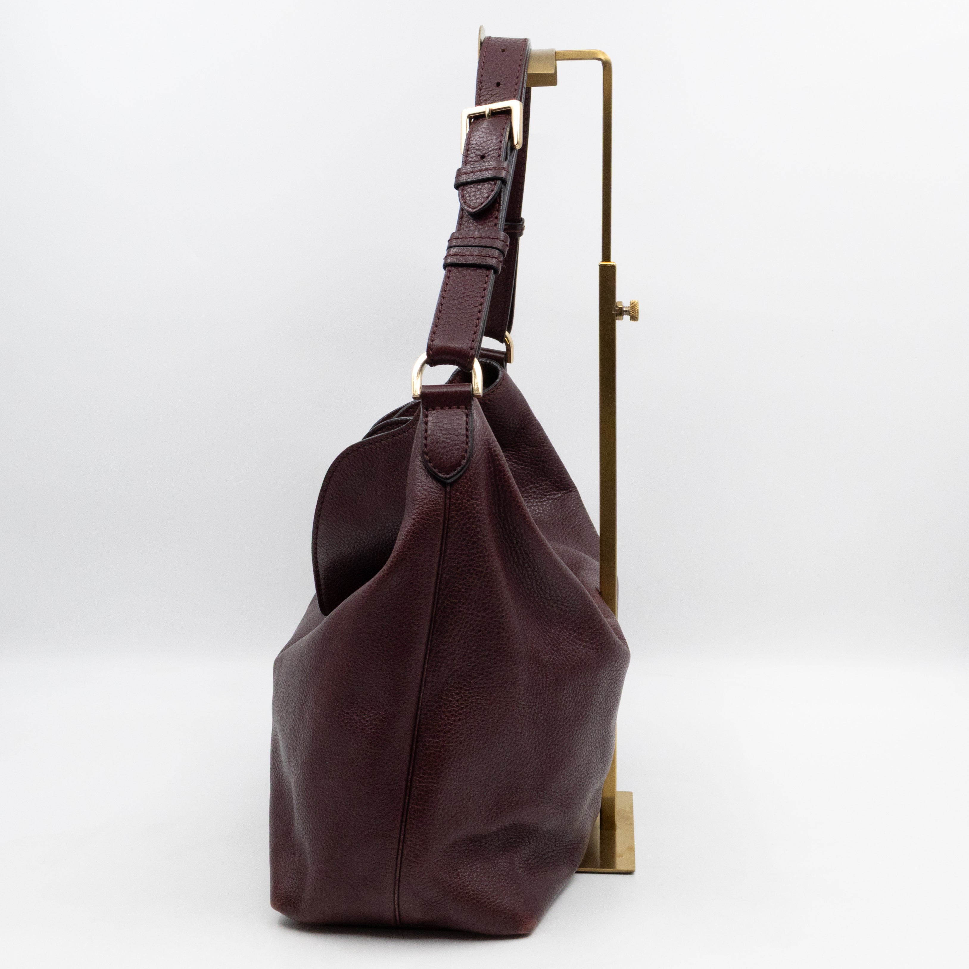 Tessie Hobo Oxblood Leather