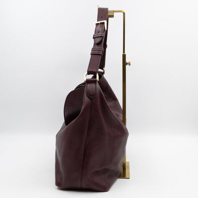 Tessie Hobo Oxblood Leather