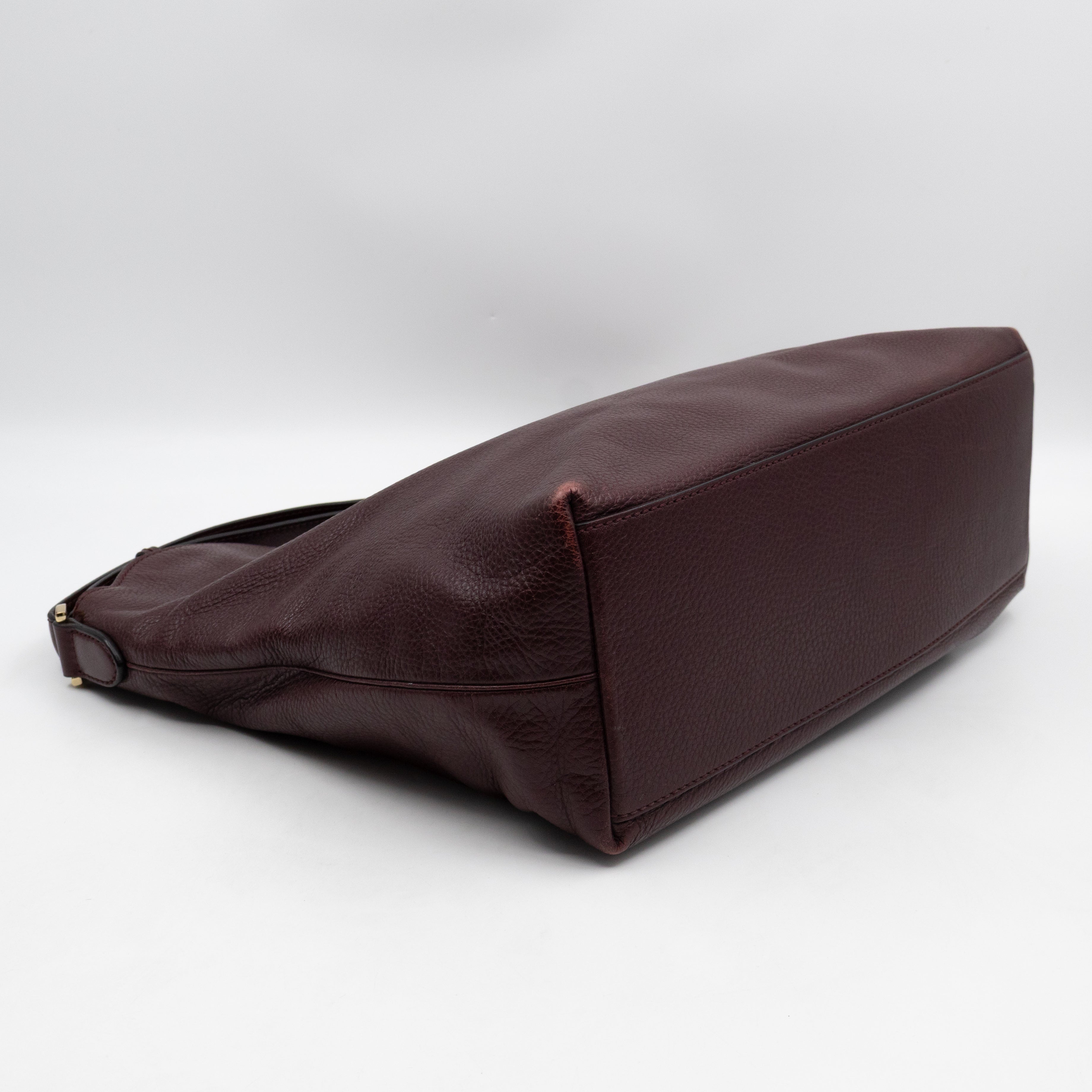 Tessie Hobo Oxblood Leather