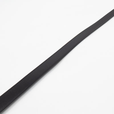 Initials 20 mm Belt Black Leather 85 cm