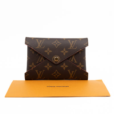 Kirigami Pochette Medium Monogram Red