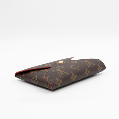 Kirigami Pochette Medium Monogram Red
