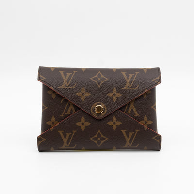 Kirigami Pochette Medium Monogram Red