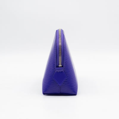 Cosmetic Pouch PM Purple Epi Leather