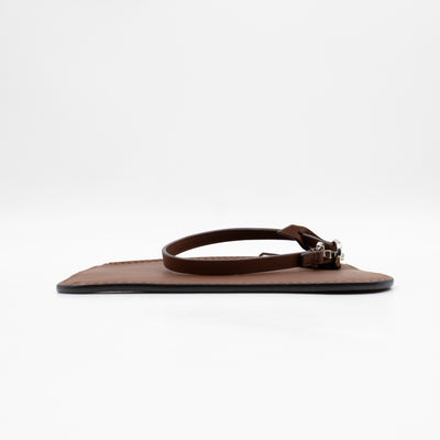 Hina Pochette Brown Leather