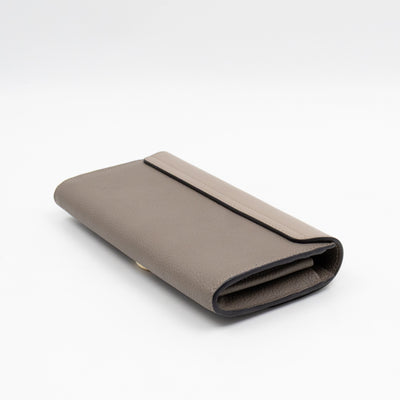 Faye Wallet Motty Grey Leather