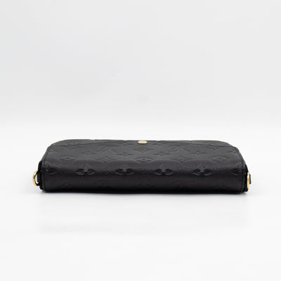 Pochette Felicie Black Monogram Empreinte