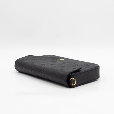 Pochette Felicie Black Monogram Empreinte