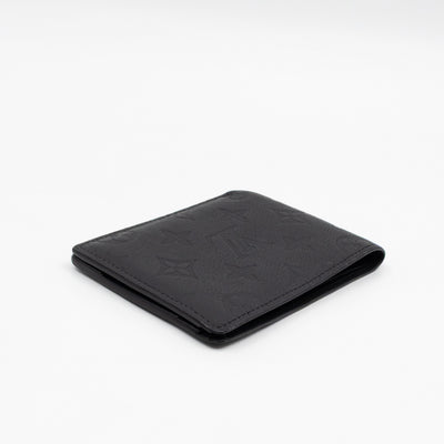 Multiple Wallet Black Monogram Shadow Leather