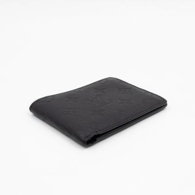 Multiple Wallet Black Monogram Shadow Leather