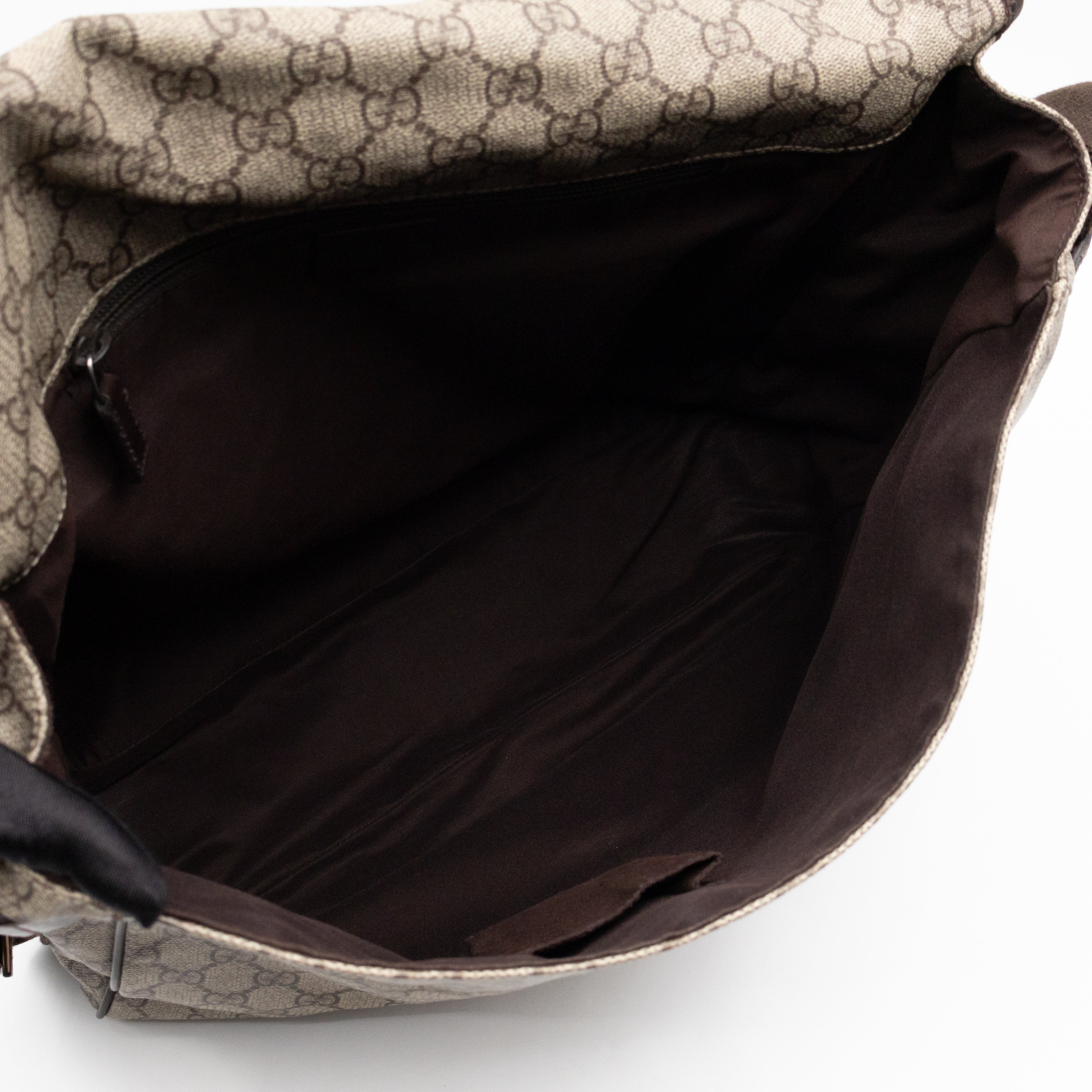 Messenger Shoulder Bag Brown GG Canvas
