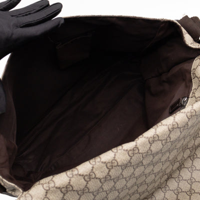 Messenger Shoulder Bag Brown GG Canvas