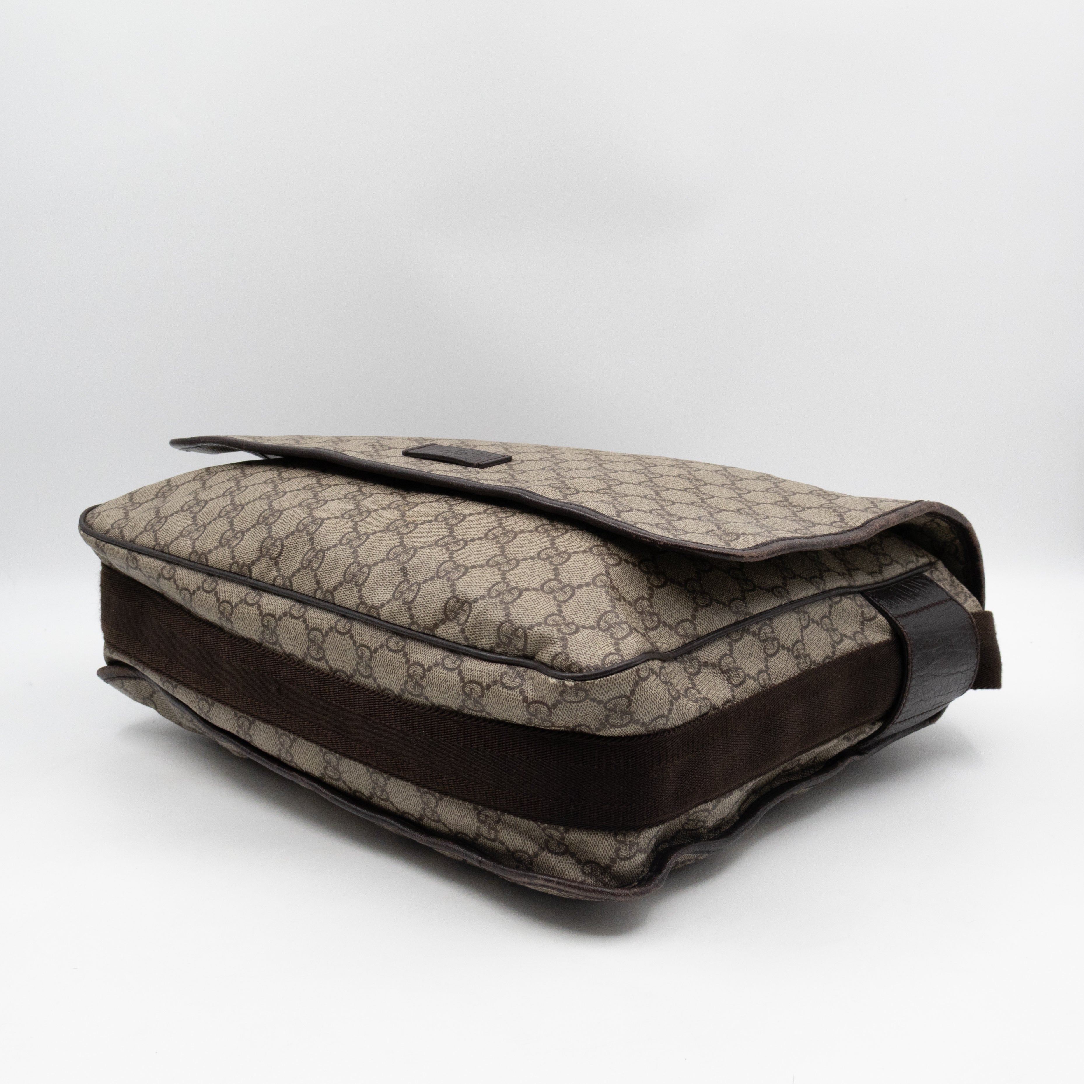 Messenger Shoulder Bag Brown GG Canvas