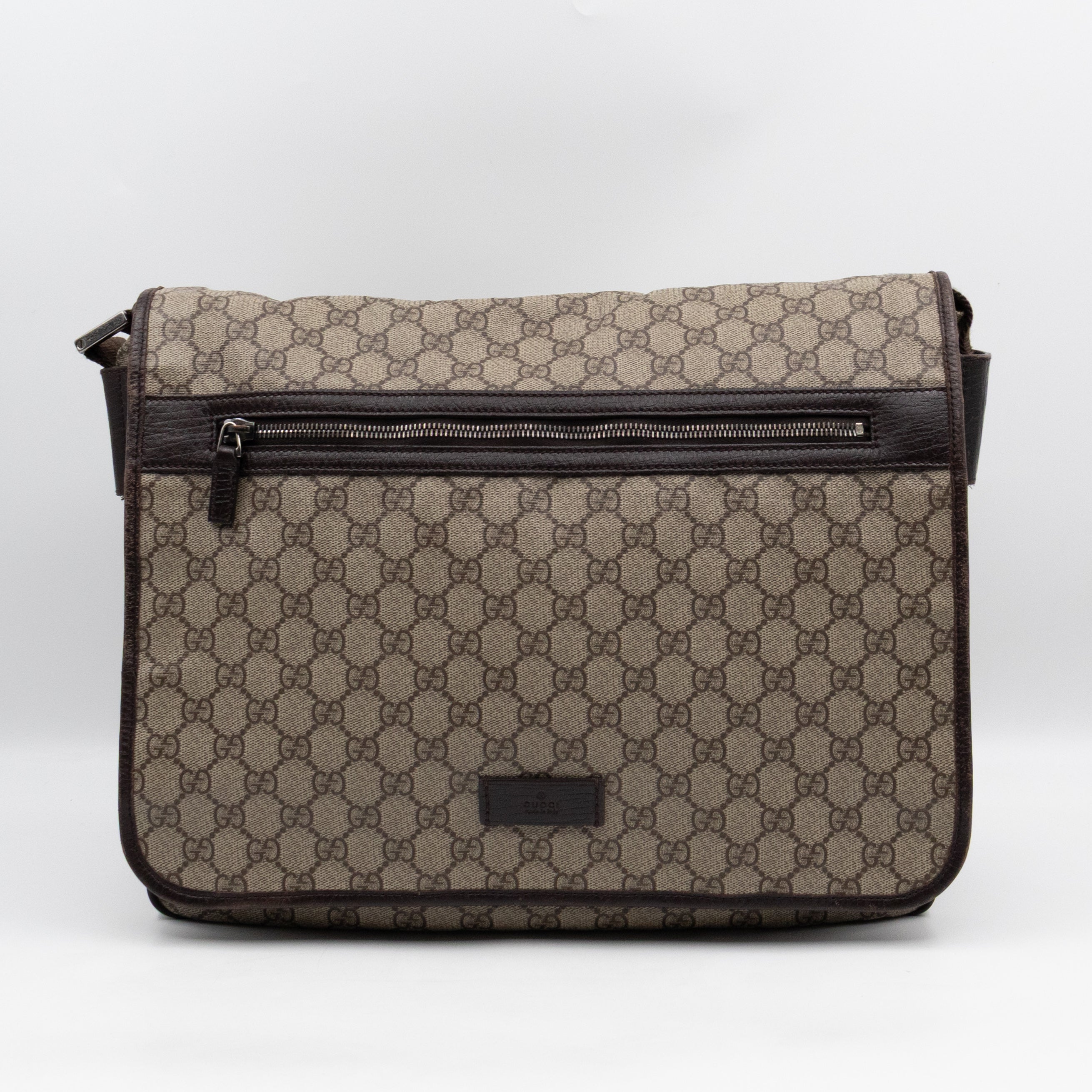 Messenger Shoulder Bag Brown GG Canvas