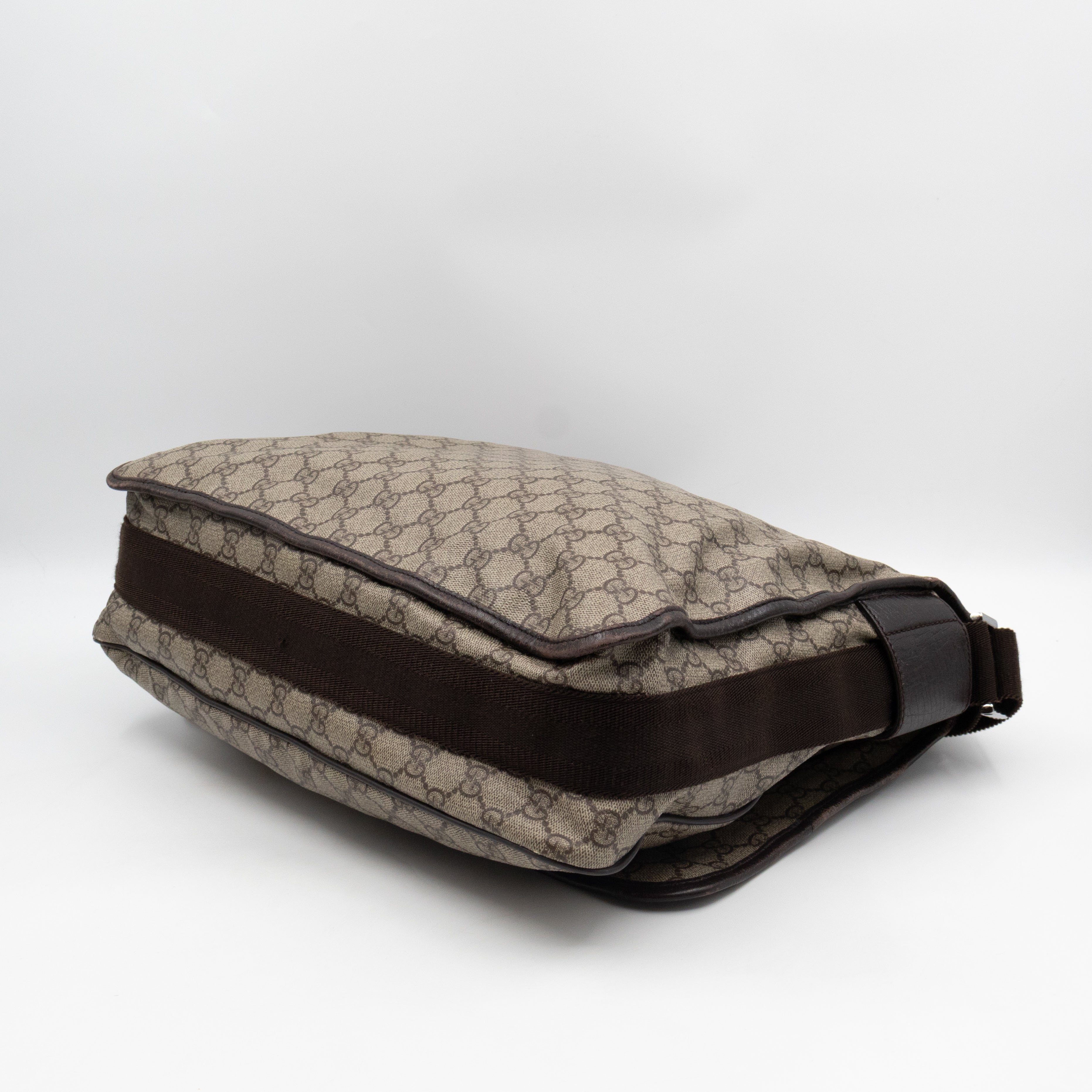 Messenger Shoulder Bag Brown GG Canvas