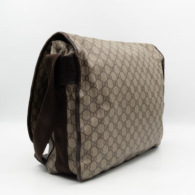 Messenger Shoulder Bag Brown GG Canvas