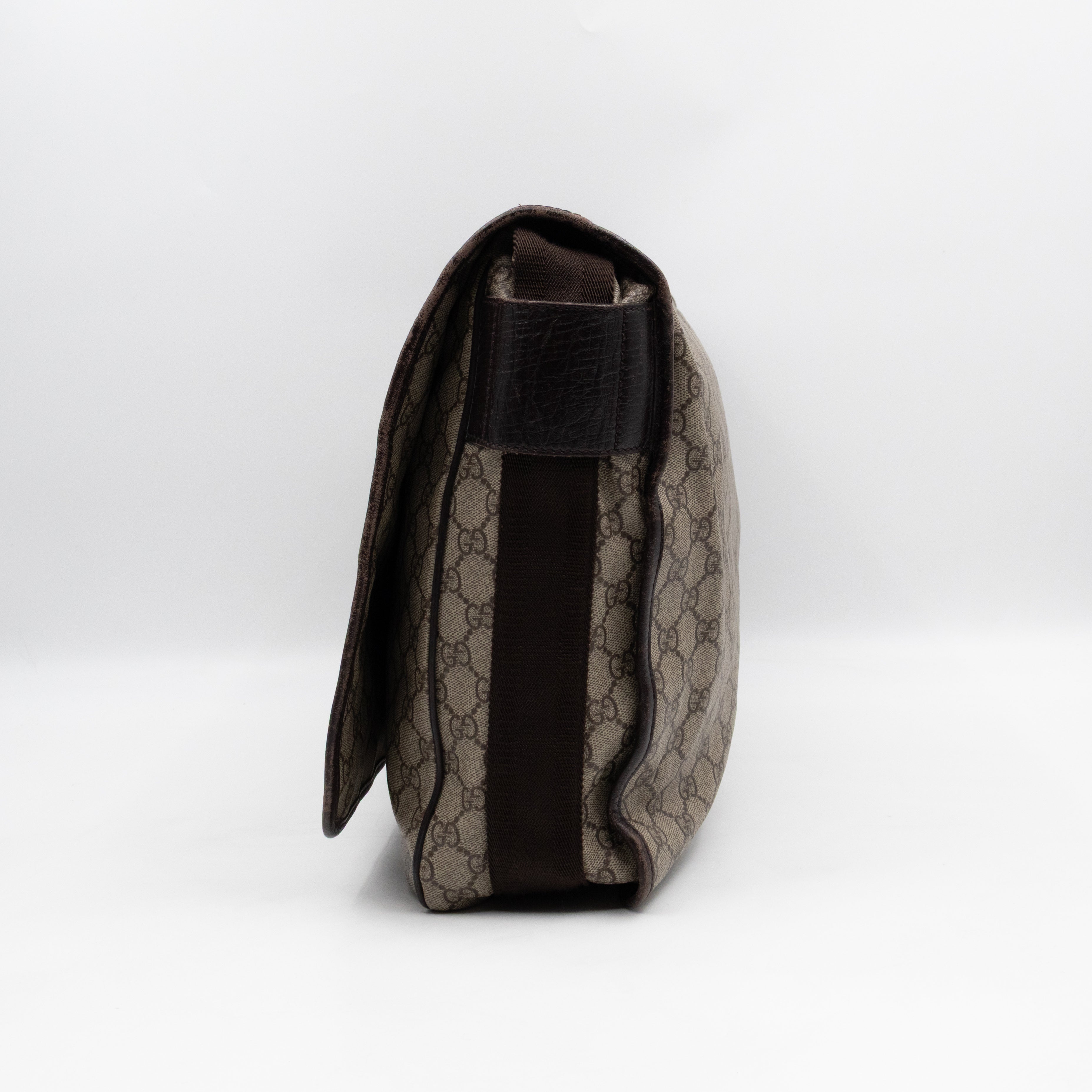 Messenger Shoulder Bag Brown GG Canvas