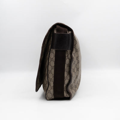 Messenger Shoulder Bag Brown GG Canvas