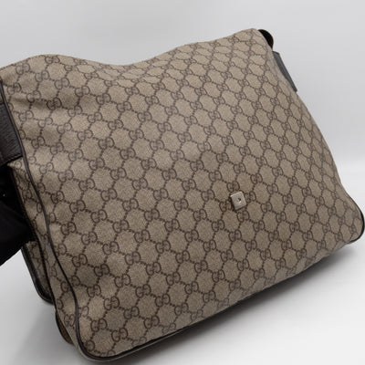 Messenger Shoulder Bag Brown GG Canvas