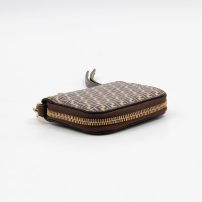 Chain Coin Purse Micro FF Leather
