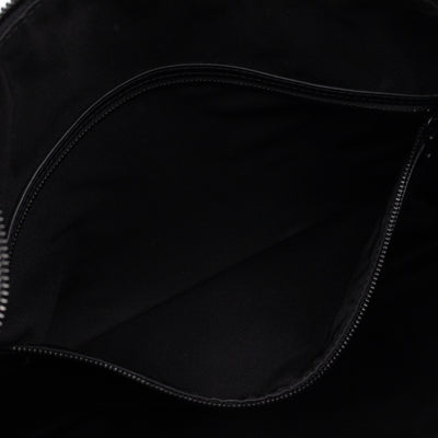 Keepall 50 Bandouliere Black Shadow Leather