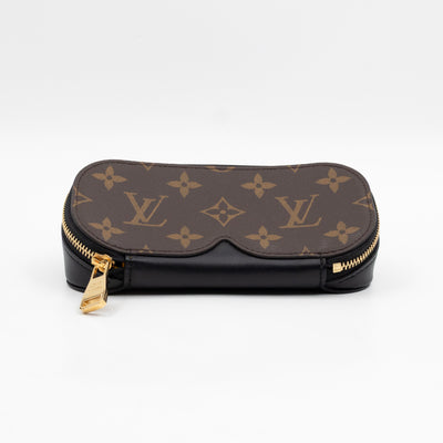 Sunglasses Pouch GM Monogram & Black Leather