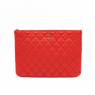 O Case Large Red Leather