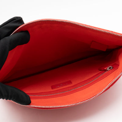 O Case Large Red Leather