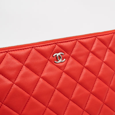O Case Large Red Leather