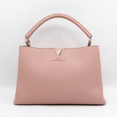 Capucines MM Rose Ballerine Taurillon Leather
