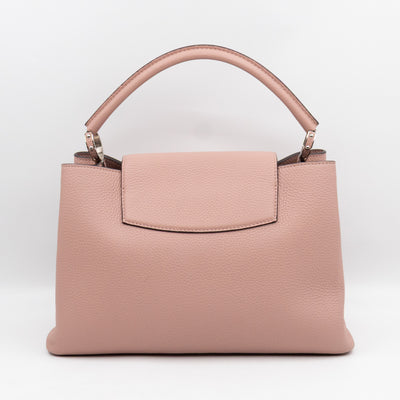 Capucines MM Rose Ballerine Taurillon Leather