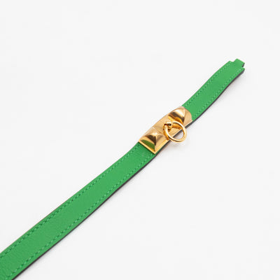 Rivale Double Tour Bracelet Green Leather