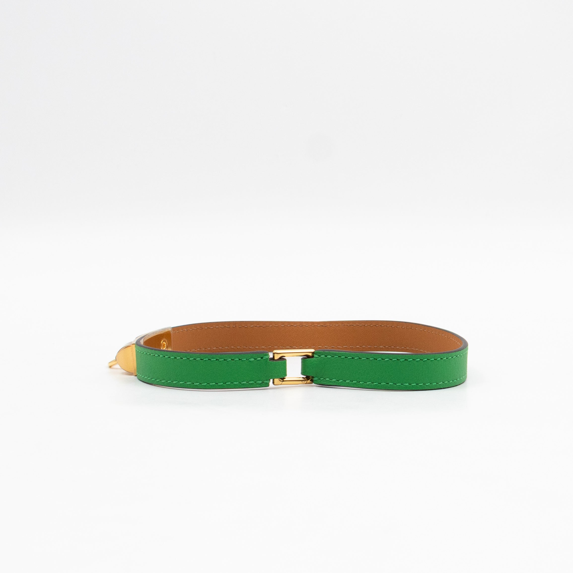 Rivale Double Tour Bracelet Green Leather