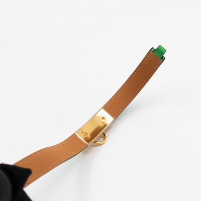 Rivale Double Tour Bracelet Green Leather