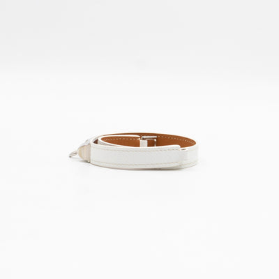Rivale Double Tour Bracelet White Leather