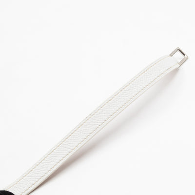 Rivale Double Tour Bracelet White Leather