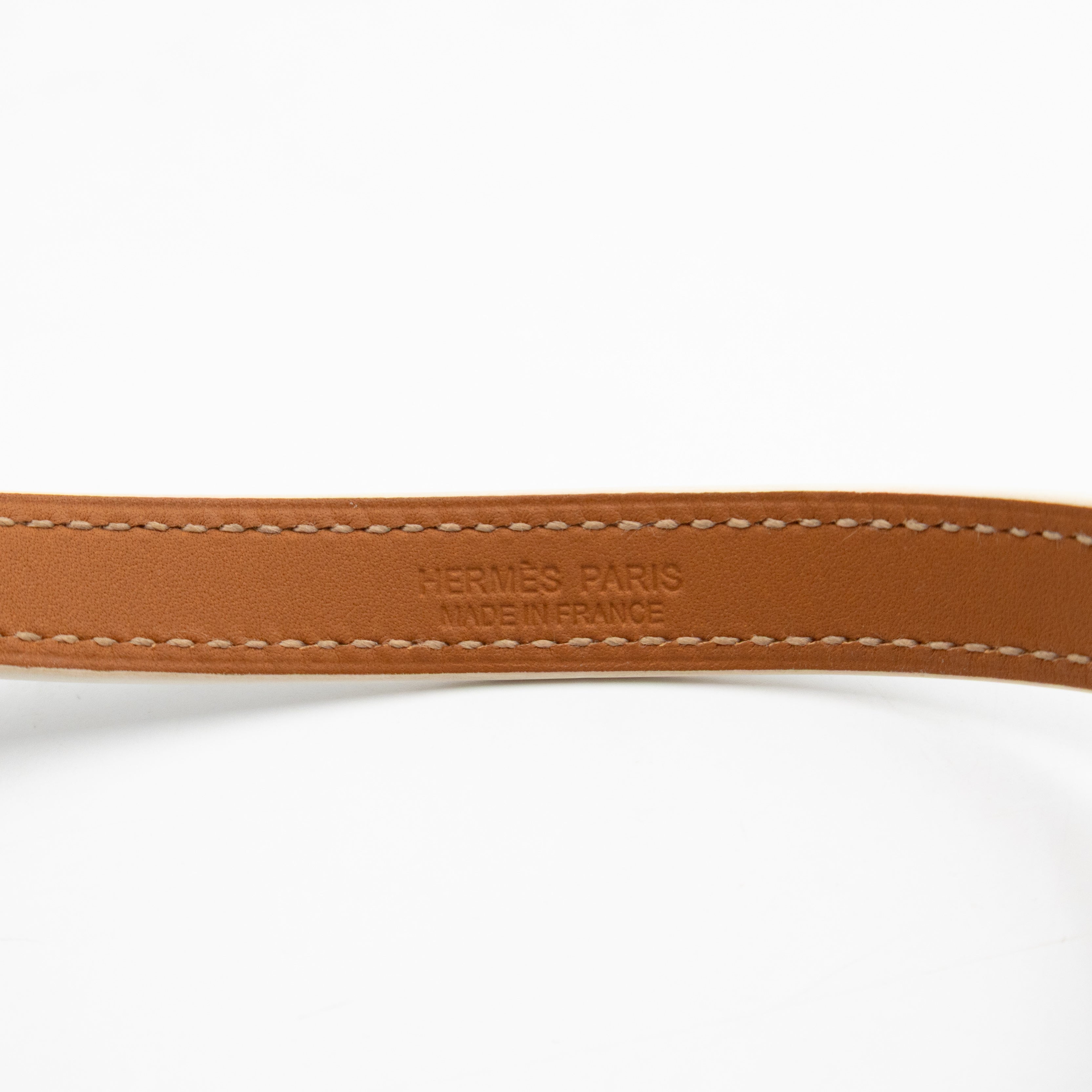 Rivale Double Tour Bracelet White Leather