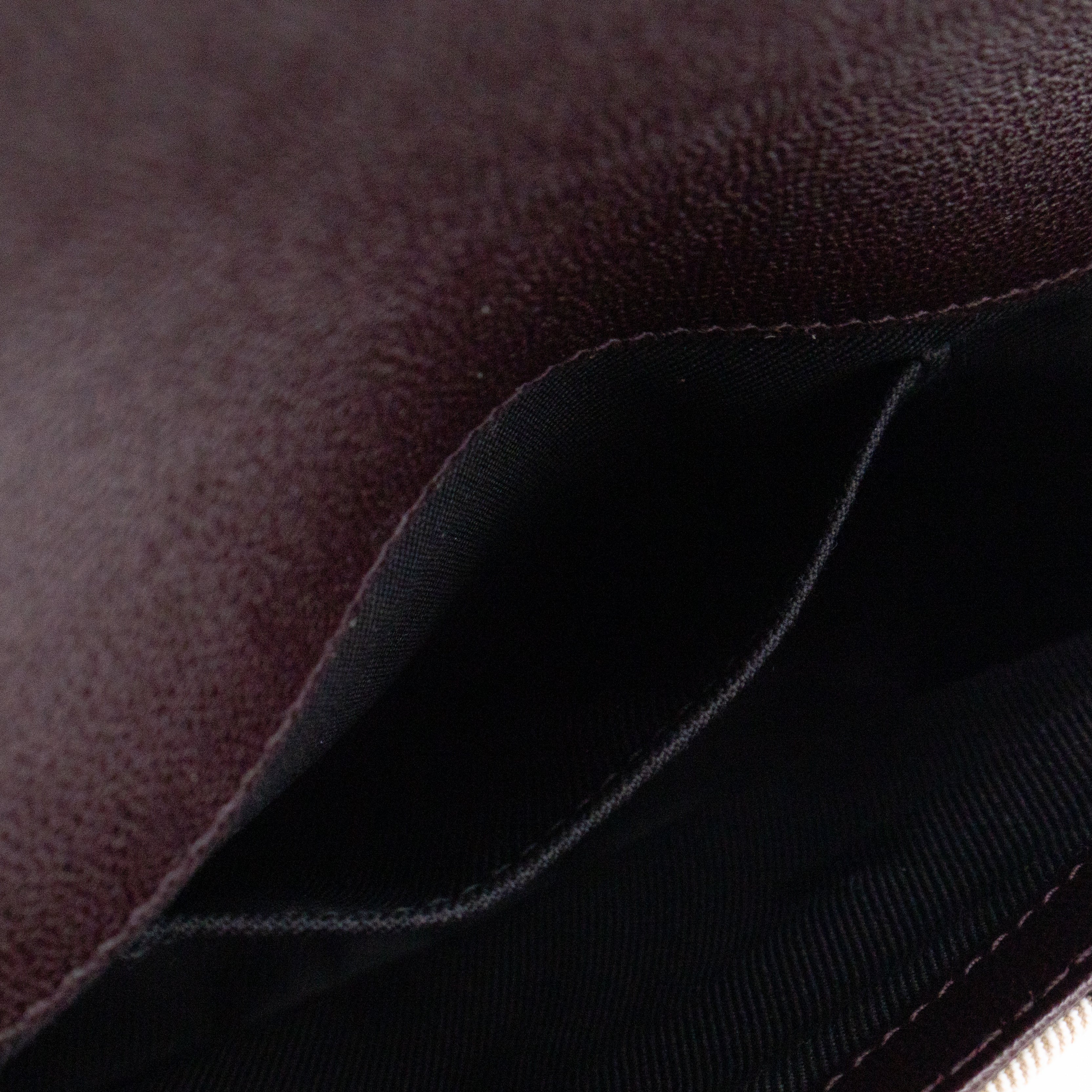 New Hampshire Shoulder Bag Dark Sepia Brown Leather Check
