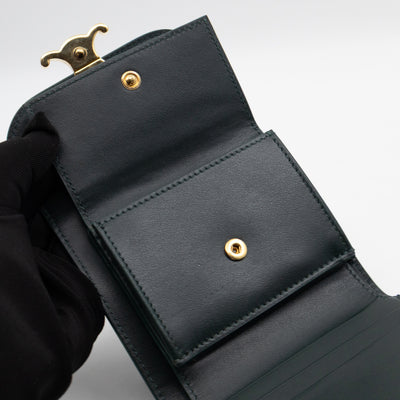 Triomphe Small Flap Wallet Amazone Leather