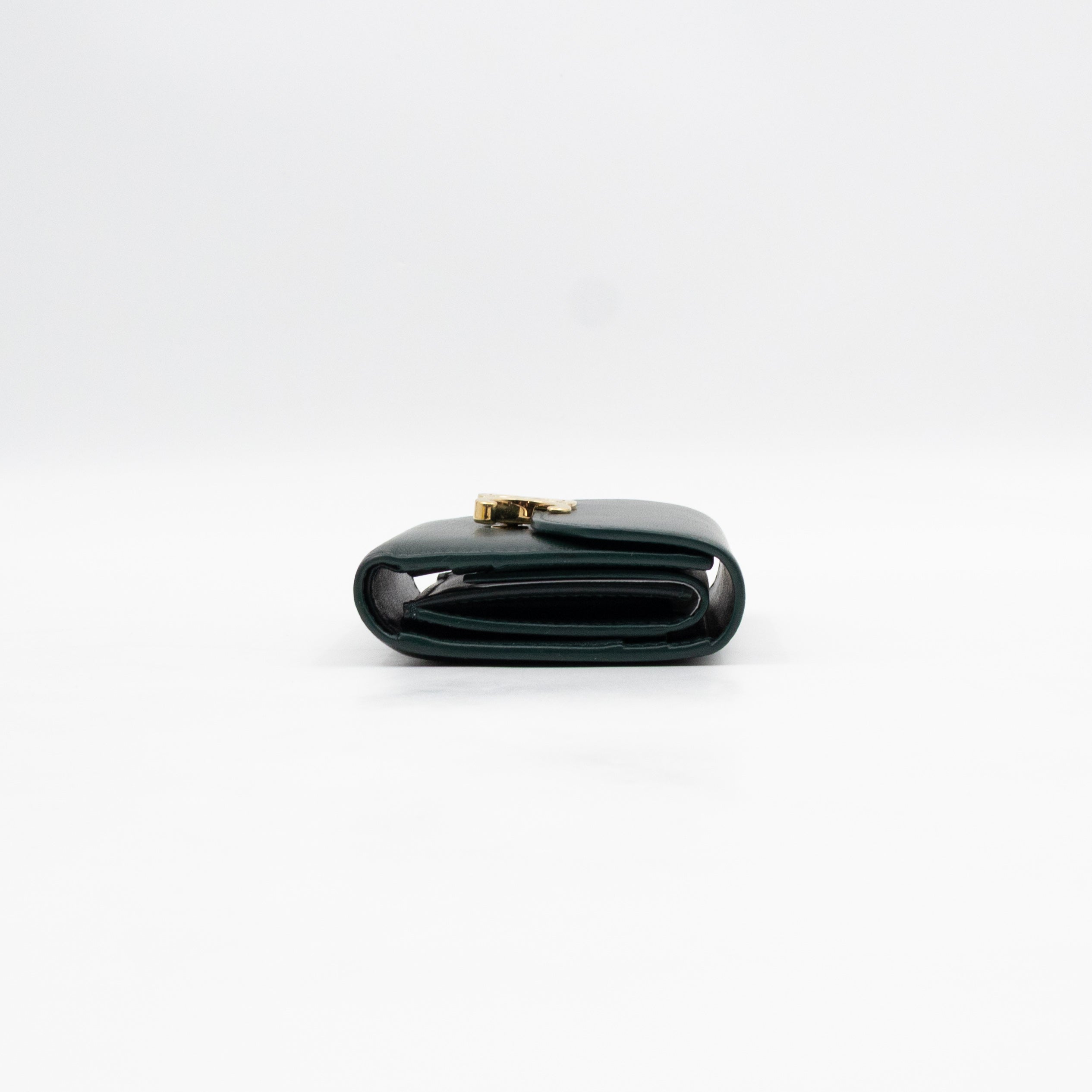Triomphe Small Flap Wallet Amazone Leather