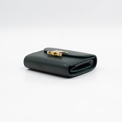Triomphe Small Flap Wallet Amazone Leather