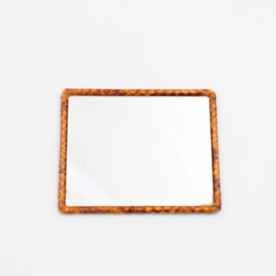 Twist Lock Clutch Intrecciato Orange Snakeskin