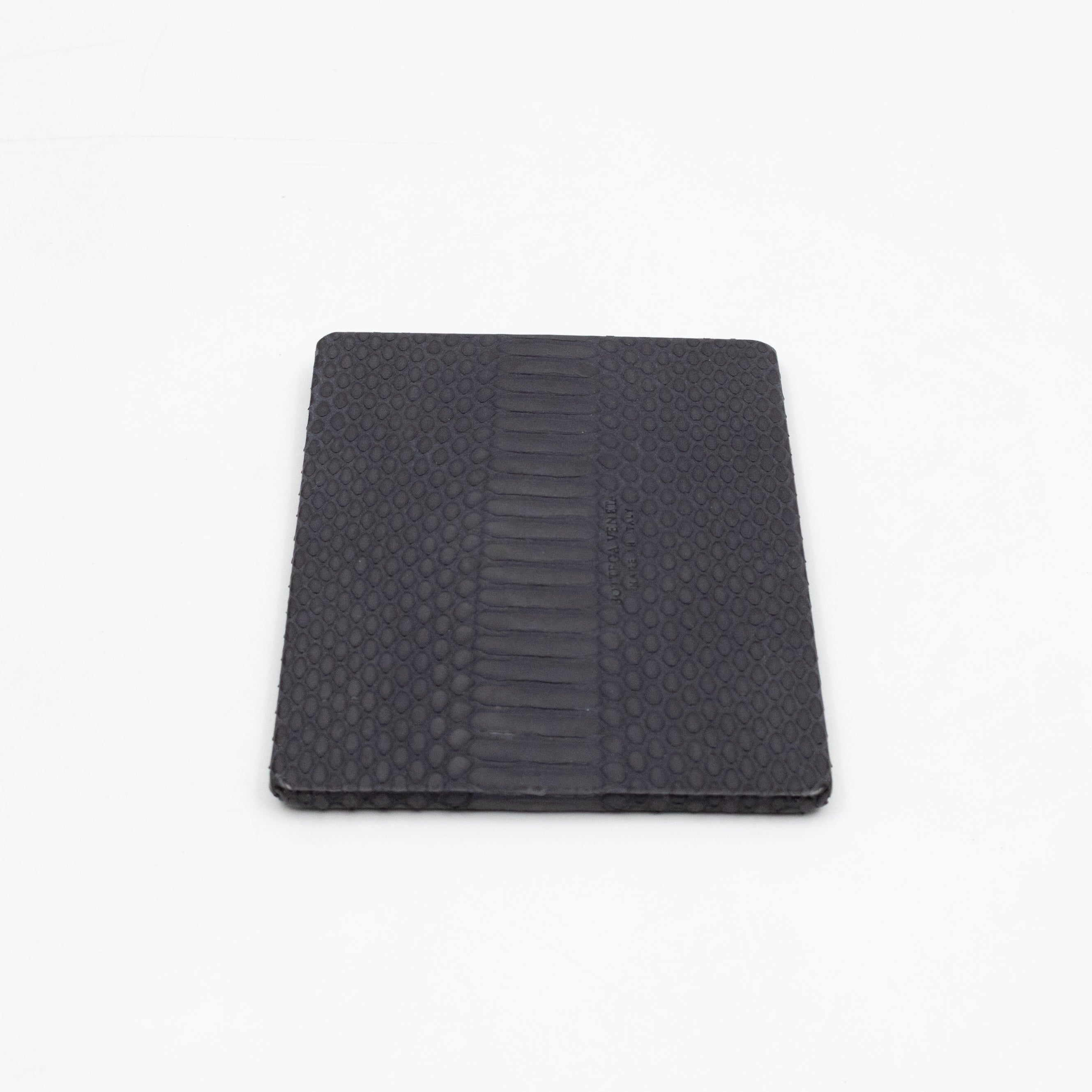 Top Handle Marron Intrecciato En Python Leather