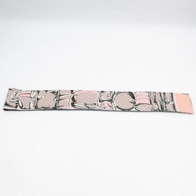 Trunks Bandeau Rose Poudre Silk Scarf