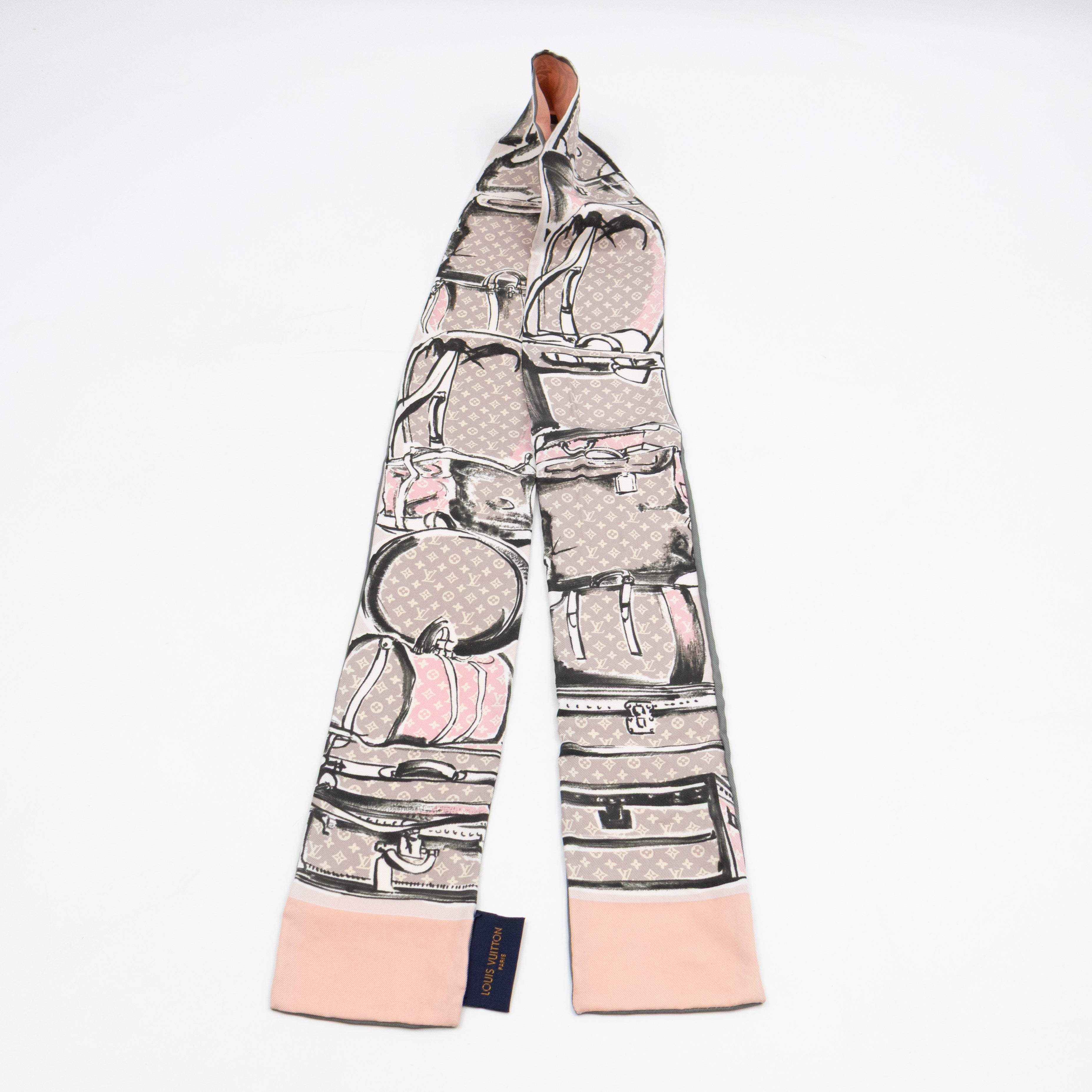 Trunks Bandeau Rose Poudre Silk Scarf
