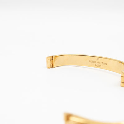 Nanogram Cuff Bracelet M Gold