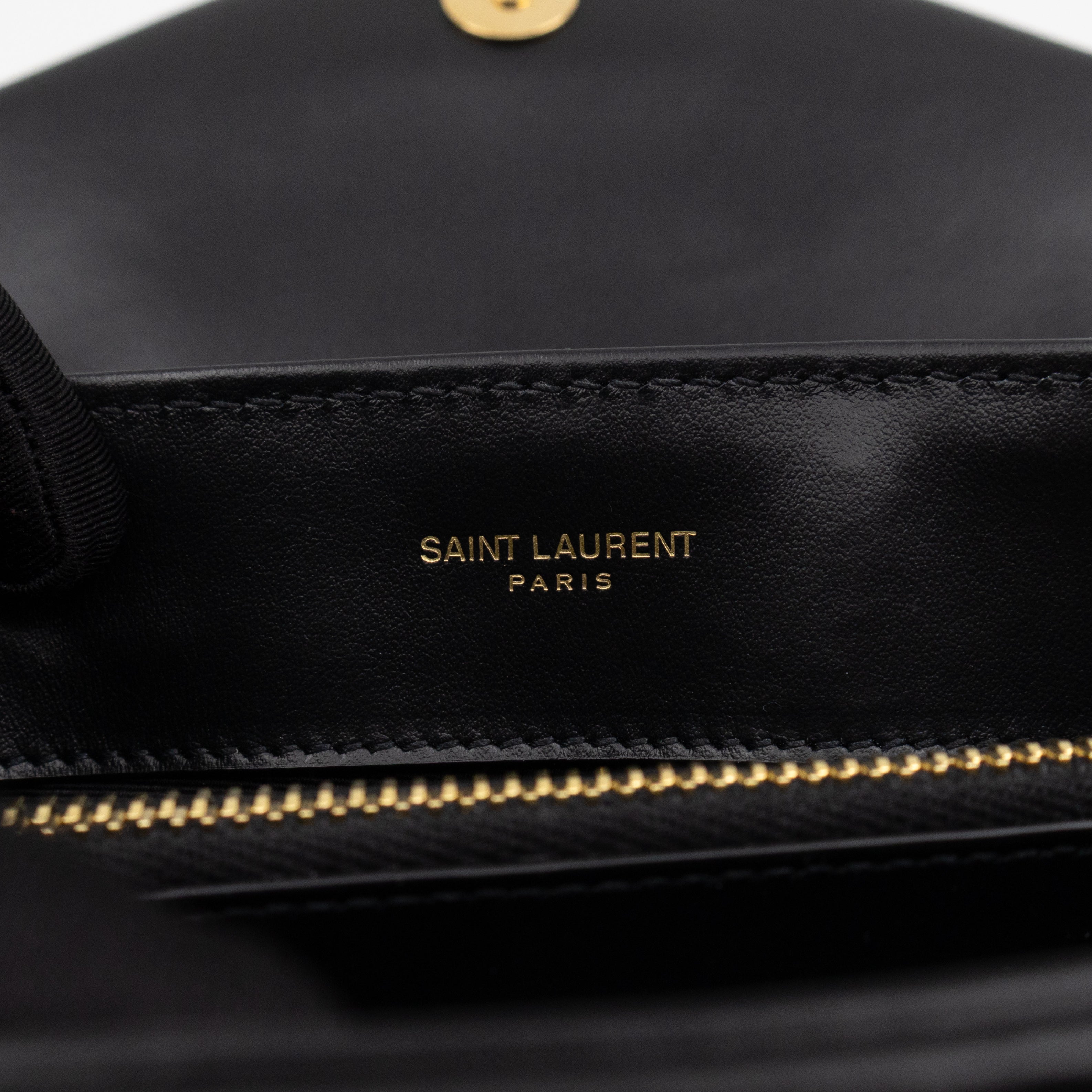 Loulou Small Black Leather