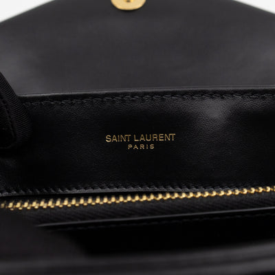Loulou Small Black Leather