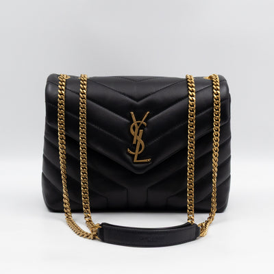 Loulou Small Black Leather