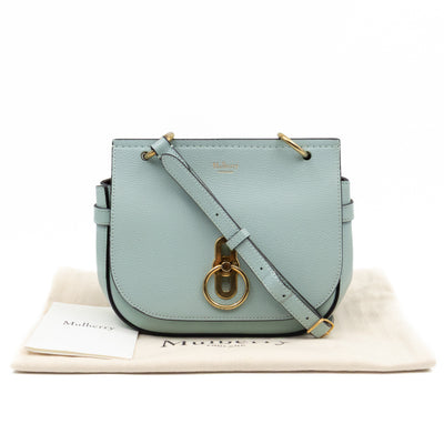 Amberley Small Satchel Light Blue Leather